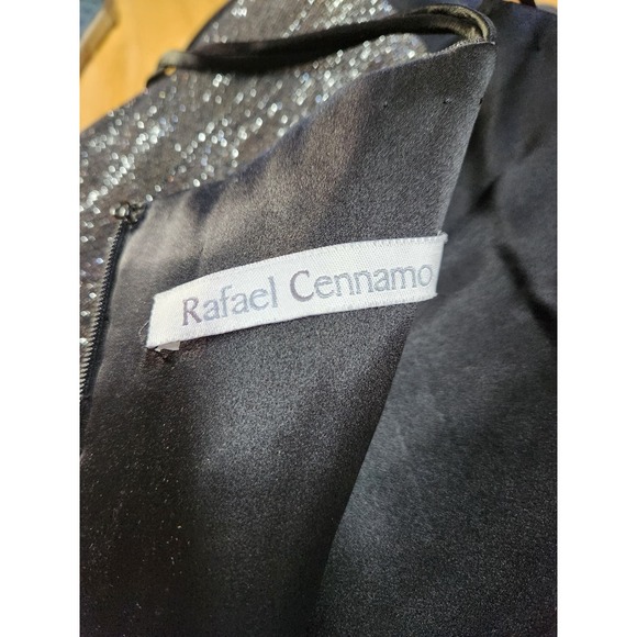 Rafael Cennamo Couture Strapless Iridescent Gray Bustier Dress S - Picture 11 of 11